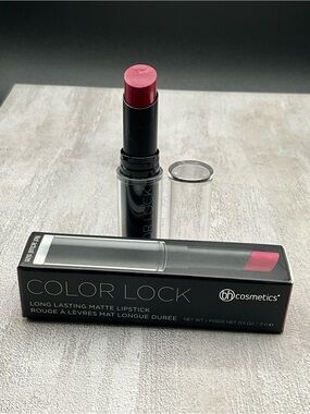 Bh cosmetics color lasting matte lipstick dark rose new